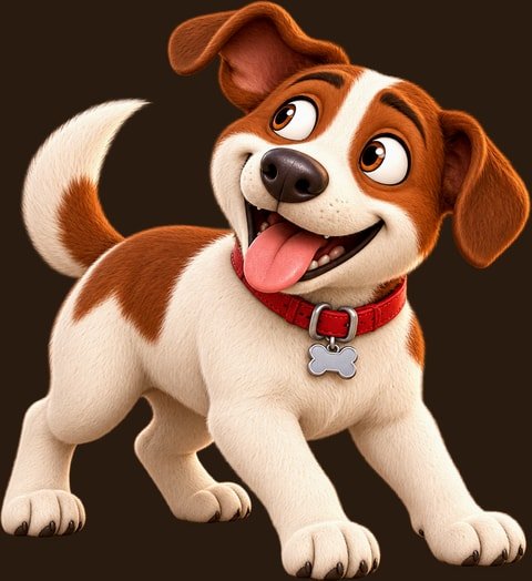 The Texas Rural Fence puppy mascot