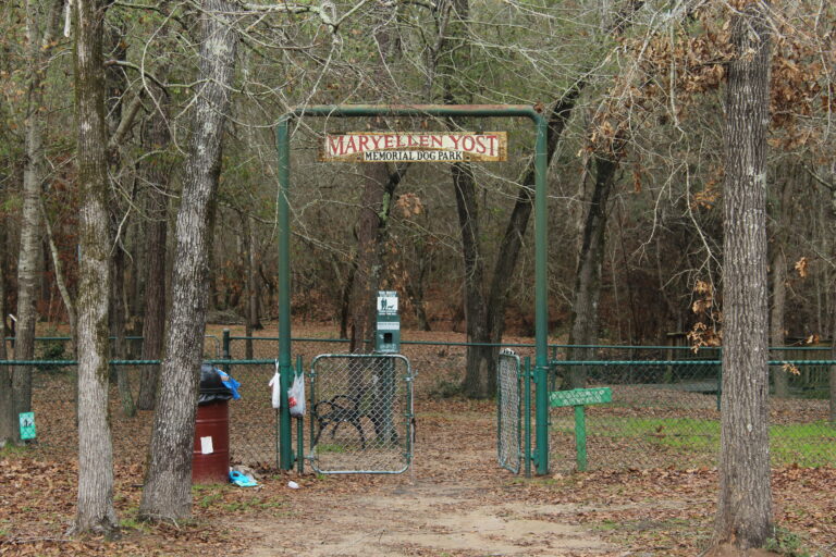 The Mary Ellen Yost Memorial Dog Park in Onalaska, TX