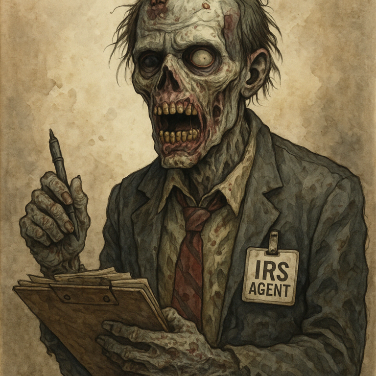 Good Fence Keep Out Zombie IRS Agents!