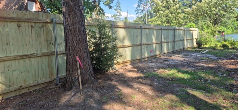 Best Privacy Fence on Lake Livingston, TX