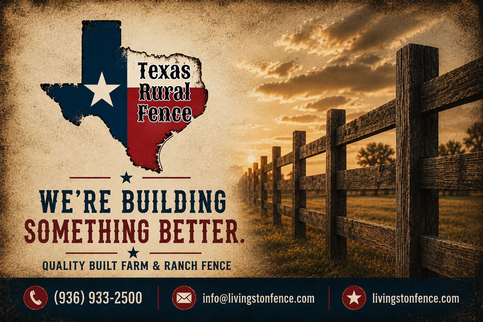 Fence company Lake Livingston TX wood and metal fencing